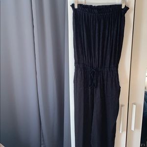 🆕 Scotch & Soda Black Satin Jumpsuit - NWOT